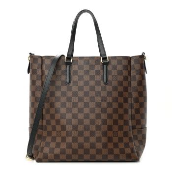 LOUIS VUITTON Damier Ebene Belmont MM Black